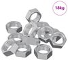 vidaXL Hex veržlė 23377 pcs Sidabro Metalas
