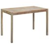 vidaXL Valgomojo stalas, 120x70x75 cm, akacijos medienos masyvas
