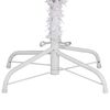 vidaXL Dirbtinė Sulankstoma Kalėdų Eglutė Balta 180 cm PVC ir Plienas