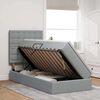 vidaXL Lova su daiktų laikymo vieta ir čiužiniu 90 x 190 cm