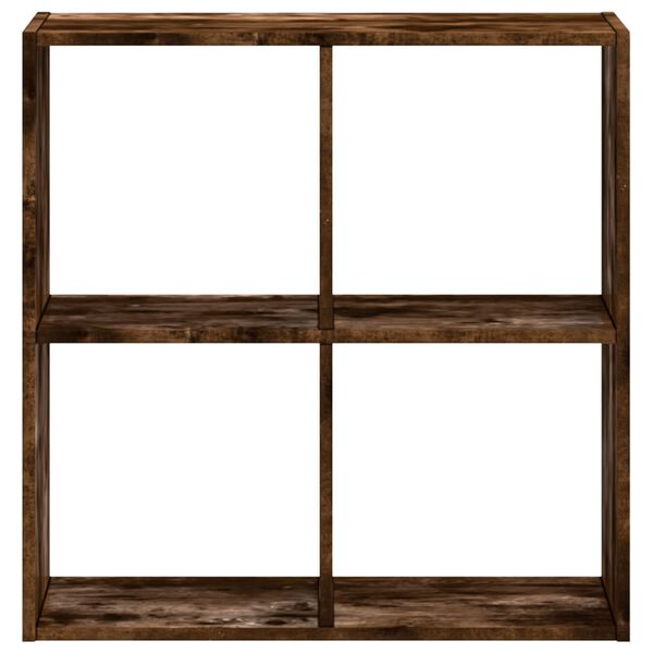 vidaXL Knygų spinta, dūminio ąžuolo, 68,5x32x68,5cm, apdirbta mediena