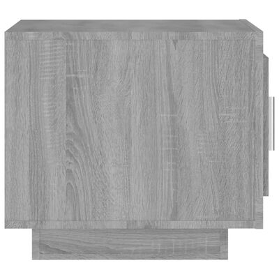 vidaXL Kavos staliukas, pilkas ąžuolo, 51x50x45cm, apdirbta mediena