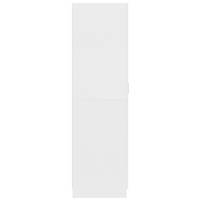 vidaXL Drabužių spinta, baltos spalvos, 80x52x180cm, MDP