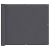 vidaXL Balkono pertvara, antracito, 90x800cm, 100% poliesteris