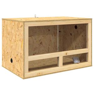 vidaXL Terariumas Ruda 80 x 50 x 50 cm OSB