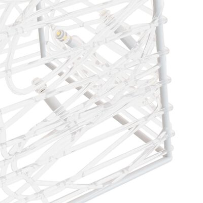 vidaXL Akrilinė LED dekoracija kūgiai, šiltos baltos, 30/45/60cm