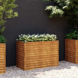 vidaXL Pakelta sodo lysvė, 100x50x69 cm, Corten plienas