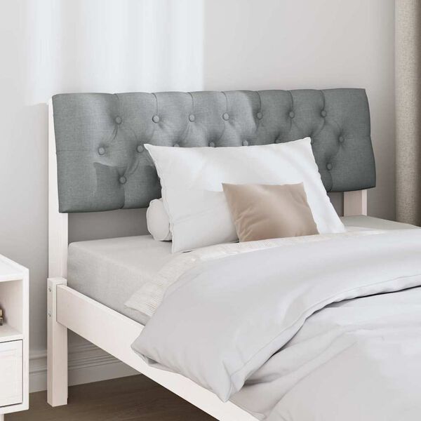 vidaXL Apmu&scaron;ta lovos galvūgalis &Scaron;viesiai pilka 100 cm