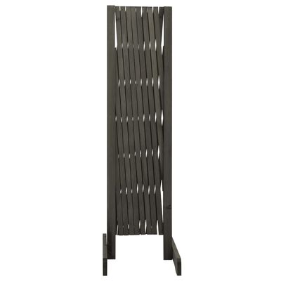 vidaXL Sodo treliažas-tvora, pilkos spalvos, 180x100cm, eglės masyvas
