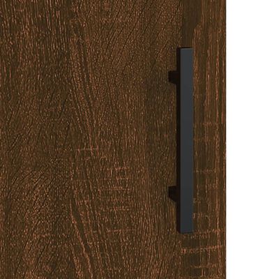 vidaXL Sieninė spintelė, ruda ąžuolo, 60x31x60cm, apdirbta mediena