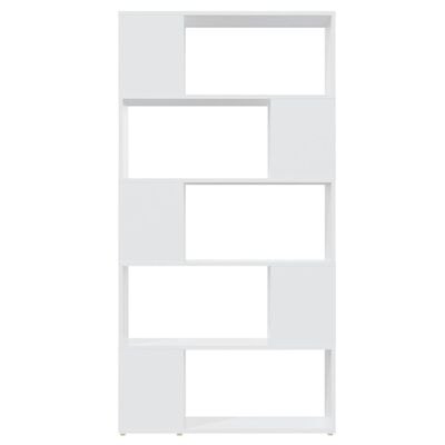 vidaXL Spintelė knygoms/kambario pertvara, balta, 80x24x155cm, MDP