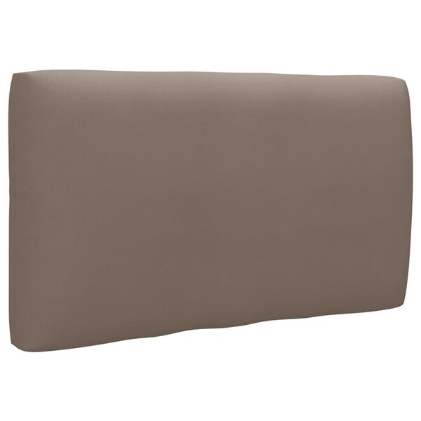 vidaXL Kampinė sodo sofos dalis i&scaron; palečių, pilkai impregnuota pu&scaron;is