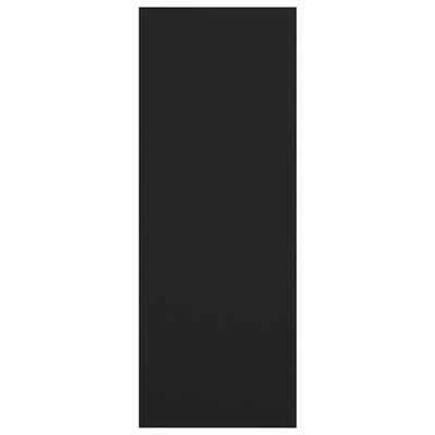 vidaXL Konsolinis staliukas, juodos spalvos, 78x30x80cm, MDP