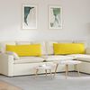 vidaXL Sofa Pagalvės 2 pcs &Scaron;viesi geltona 120 x 40 cm audinys