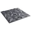 vidaXL Sienų plok&scaron;tės 48 pcs Amethyst Pilkas 50 x 50 cm XPS Putplastis