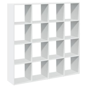 vidaXL Spintelė knygoms, baltos spalvos, 137,5x29x137,5cm, MDP