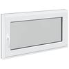 vidaXL Požeminio lango RISOR 110 x 50 cm PVC ir stiklas Antracito