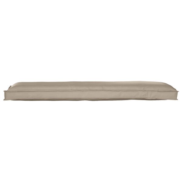 vidaXL Pallet pagalvių rinkinys 2 pcs Taupe 150 x 40 x 8 cm