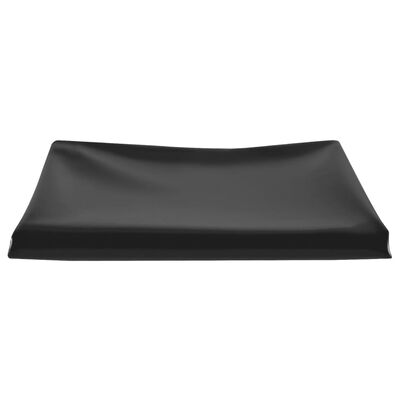 vidaXL Tvenkinio įdėklas, juodos spalvos, 4x8m, PVC, 0,5mm