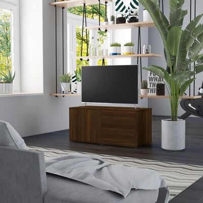 vidaXL Televizoriaus spintelė, ruda ąžuolo, 80x34x36cm, mediena