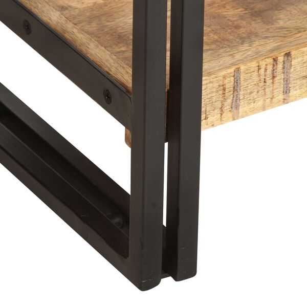 vidaXL Knygų spinta, 5 auk&scaron;tų, 40x30x180cm, mango medienos masyvas