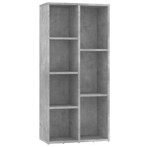 vidaXL Spintelė knygoms, betono pilka, 50x25x106cm, apdirbta mediena