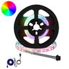 vidaXL LED juosta 12 vnt. Juoda ir permatoma Varis ir plastikas