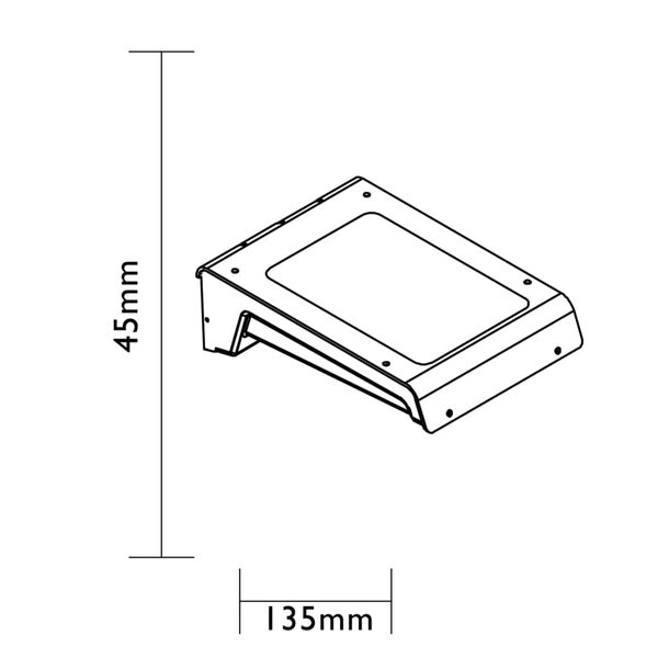 Luxform Sodo &scaron;viestuvas Madison, LED saulės elementai, sieninis