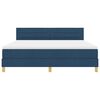 vidaXL Kiemas lova su čiužiniu Mėlyna 180 x 200 cm audinys