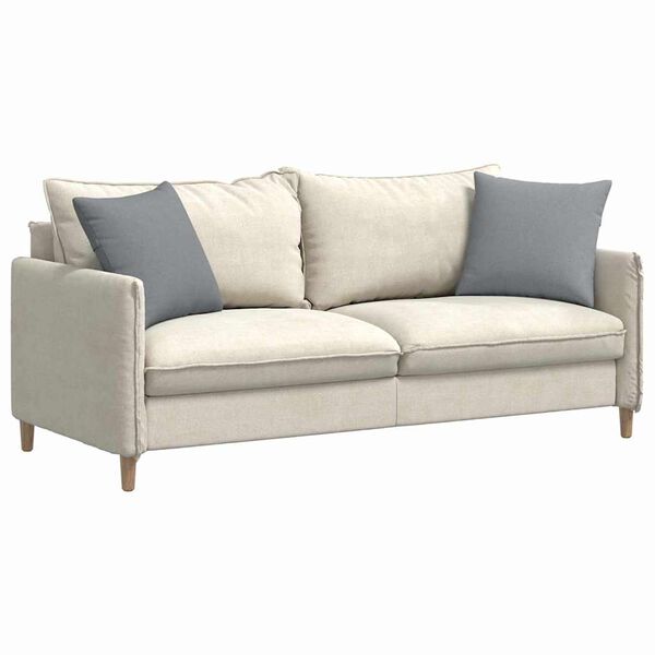 vidaXL Sofa Pagalvės 2 pcs &Scaron;viesiai pilka 45 x 45 cm audinys