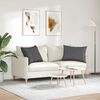 vidaXL Sofa Pagalvės 2 pcs Tamsiai pilka 70 x 50 cm Kordūrinis audinys