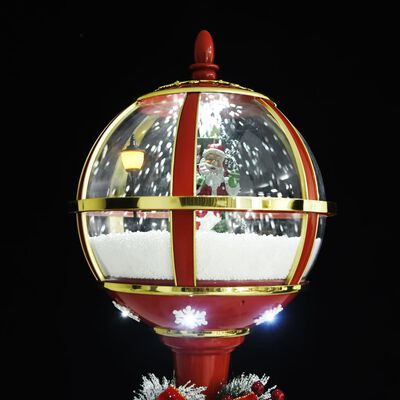 vidaXL Kalėdinis gatvės žibintas su Kalėdų Seneliu, 175cm, LED