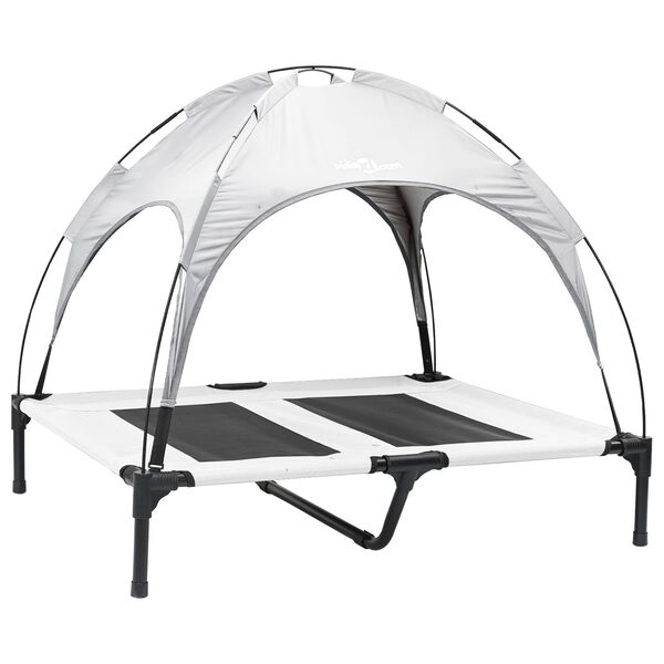 vidaXL Šuo Lova Sidabrinė Pilka 92 x 77 x 82,5 cm Plienas