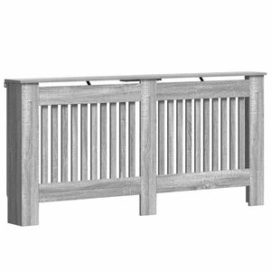 vidaXL Radiatoriaus dangtis Pilka Sonoma 172 x 19 x 81,5 cm