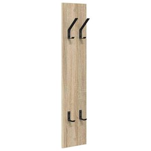 vidaXL Prikabinamas paltas Sonoma ąžuolas 20 x 1.5 x 100 cm