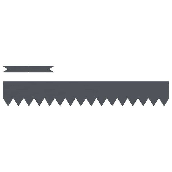 vidaXL Vejo kra&scaron;tas 50 pcs Antracitas 100 x 0.05 x 20 cm