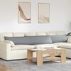 vidaXL Sofa Pagalvės 2 pcs Šviesiai pilka 200 x 40 cm audinys