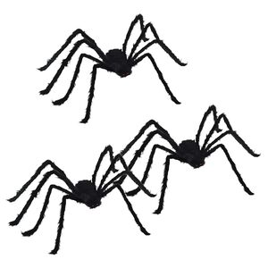 vidaXL Helovino voro dekoracija SPOOKA 3 vnt. Juoda 150 cm