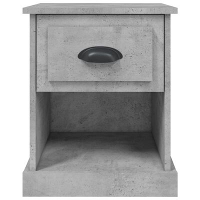 vidaXL Naktinė spintelė, betono pilka, 39x39x47,5cm, apdirbta mediena