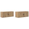vidaXL Sieninio televizoriaus kabineto komplektas 2 pcs