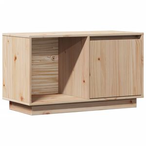vidaXL Televizoriaus spintelė, 74x35x44cm, pu&scaron;ies medienos masyvas