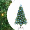 vidaXL Dirbtinė Kalėdų eglutė Žalia 120 cm PVC ir Plienas ir Plastikas