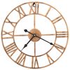 vidaXL Sieninis laikrodis, auksinės spalvos, 40 cm, metalas