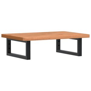 vidaXL Lentyna praustuvui, plienas ir bukmedžio medienos masyvas