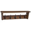 vidaXL Kabykla Ruda 50 x 10 x 14 cm Kietas mahonio mediena