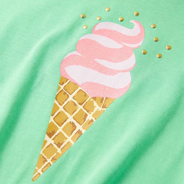 Vaikiški marškinėliai, šviesiai žalios spalvos, 140 dydžio