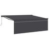 vidaXL I&scaron;traukiama markizė Antracitas 400 &times; 300 cm