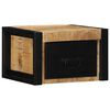 vidaXL Spintelė prie lovos 40x35x25 cm Tvirtas neapdorotas medis Mango
