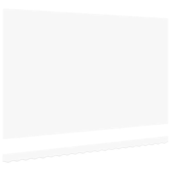 vidaXL Markizės pakaitinis audinys Balta 500 × 350 cm Drobė