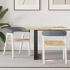 vidaXL Valgomojo kėdės 2 pcs Balta 54 x 57 x 73 cm